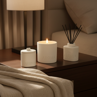 Diffuseur de parfum sans flamme en céramique, personnalisé ODM/OEM, pour huiles essentielles, entièrement naturel et végétalien, cadeau aromatique