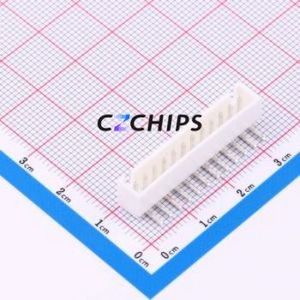 WAFER-HA2.54-12PWZ Wire-to-Board Pin Header Bent Lead Through Hole,P=2.5mm Connector 1x12P 2.5mm Right Angle Insert XHB - Product Image 1
