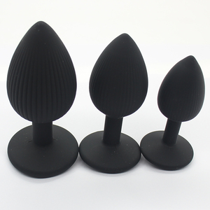 سدادة مؤخرة حسية مرصعة بالجواهر من السيليكون للرجال والنساء ألعاب تدريب شرجي للبالغين من الفولاذ المقاوم للصدأ سدادة شرجية معدنية - Product Image 3