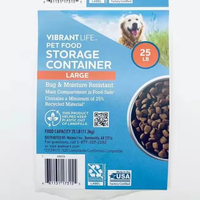 Impression d'autocollants en plastique imperméables personnalisés pour les étiquettes d'emballage de bouteilles, forme carrée, autocollants adhésifs pour les aliments, les bonbons, les aliments pour animaux de compagnie