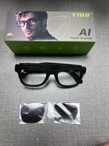 Gafas Inteligentes T100 con Cámara 1080P, Control Táctil, Llamadas Telefónicas, Fotos, Grabación de Video y Audio, Traductor IA, Resistencia al Agua IP67 y USB - Product Image 6