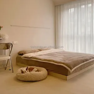 Matelas flottant à pression zéro sur nuage, toutes les tailles, Top Euro, matelas à ressorts de poche de 14 pouces, matelas en mousse à mémoire de forme dans une boîte