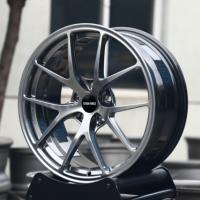 Jantes forgées TITAN FORCE 19x9.5 19x10.5 5x114.3 5x112 RI-A, jantes de course JDM, noir brillant pour Infiniti Q50 G37 Coupé Chrysler 300