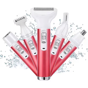 Tondeuse électrique pour <span class=keywords><strong>nez</strong></span> et oreilles 5 en 1 pour femmes avec tête modifiable pour la coupe des sourcils et le rasage des <span class=keywords><strong>poils</strong></span> <span class=keywords><strong>du</strong></span> <span class=keywords><strong>nez</strong></span> - Product Image 2