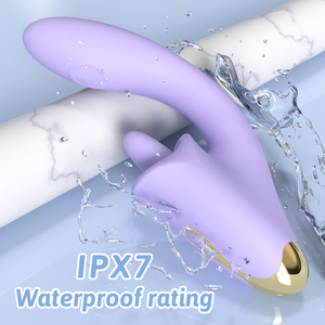 Vibratore 3-in-1 Regolabile con 9 Modalità per Punto G e Clitoride, Doppio Strato in <span class=keywords><strong>Silicone</strong></span> Medicale, Impermeabile IPX7, Ricarica Magnetica USB - Product Image 3