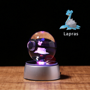 Nueva moda cragts de cristal K9 <span class=keywords><strong>lapras</strong></span> Poke Ball regalo recuerdo - Product Image 3