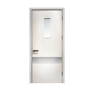 Conception robuste salle de bain PVC étanche ODM disponible auditorium affleurant en bois école de physique laboratoire sécurité porte en acier - Product Image 2