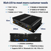 Mini PC Industrial Sin Ventilador Rockchip RK3568 para 2.0 SATA 3.0 NPU 1 TOPS WIFI6 4K 60HZ LPDDR4 1600 MHZ 4/8GB RAM 128/256GB