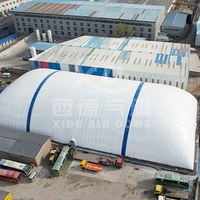 Tente gonflable extérieure de dôme d'air pour le bâtiment portatif de camping de tissu de PVC de stockage de football