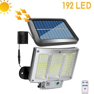 Lampes solaires IP65 pour extérieur, applique murale avec détecteur de mouvement, télécommande, étanche IP65, lampe de jardin, lampe de rue, lampe d'urgence - Product Image 3