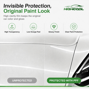 HIGHCOOL Custom Transparent TPU Paint Protection Film PPF Roll High Gloss Self Healing Anti Scratch for Automotive Body Shops - Product Image 5