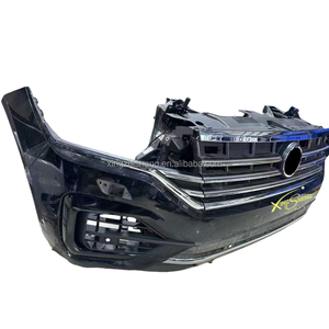 Pare-chocs avant complet et stores de radiateur de calandre pour Volkswagen <span class=keywords><strong>Touareg</strong></span> avec harnais radar et garde-boue inclus - Product Image 1