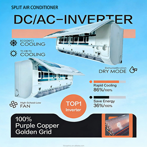 Climatiseur mural de haute qualité 9000 BTU, 12000 BTU, 24000 BTU, SEER élevé pour la maison, refroidissement et chauffage - Product Image 6