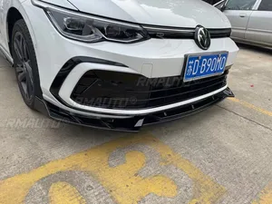 Kit carrosserie pour Golf MK8 GTI R-Line, lèvre de pare-chocs avant noir brillant, couvre-pare-chocs pour VW Golf MK8 GTI R-Line 2021-2023, accessoires de voiture - Product Image 5