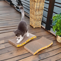 Panneau à gratter pour chat en matériau ondulé de haute qualité pour protéger les pattes de chat
