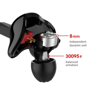 <span class=keywords><strong>KZ</strong></span> <span class=keywords><strong>ZS4</strong></span> Hybrid Technology Casque de basses stéréo 1DD + 1BA Écouteurs intra-auriculaires Moniteur Écouteurs antibruit - Product Image 2
