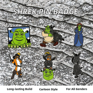 Shrek Brosche Kollektion Dekorationsmodell Spielzeug für Kunsthandwerk und Dekoration - Product Image 2