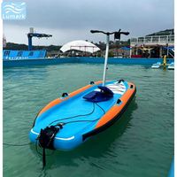 Vélo aquatique sans siège, grand tapis flottant plat SUP, siège individuel, résistant à l'usure, facile à ranger, pour rivière, de la marque Lumark, fabriqué en Chine