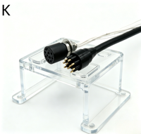 Connecteur Subconn Standard Circulaire Femelle Bulkhead Mâle Inline BH8F IL8M Submersible Pluggable pour Câble Humide Rov IP69k