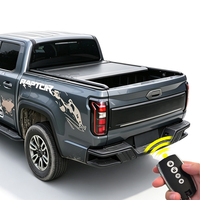 Couverture de benne rétractable électrique en aluminium, étanche, pour Navara Dmax Hilux Ranger Tacoma Silverado JMC Avenue