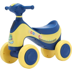 Toptan küçük bebek itme binmek 1-3 yıl çocuklar için sürgülü plastik oyuncak arabalar dört tekerlek - Product Image 4