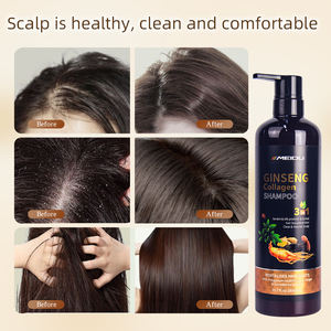 Shampoo capillaire Meidu Herbal 3 en 1 réparateur de dommages, gingembre, ginseng, collagène, kératine, 900 ml, vente en gros - Product Image 4