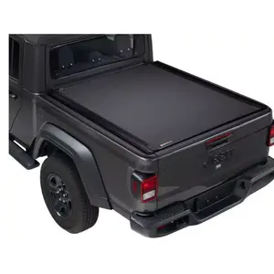 픽업 트럭 자동차 4*4 액세서리 알루미늄 롤러 뚜껑 셔터 포드 레인저 랩터 F150 용 상단 개폐식 롤업 톤노 커버