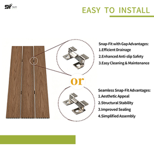 Revêtement de <span class=keywords><strong>sol</strong></span> <span class=keywords><strong>extérieur</strong></span> imperméable à emboîtement <span class=keywords><strong>pour</strong></span> la décoration de jardins, terrasses et patios (vente en gros) - Product Image 6