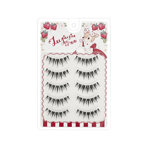 Cils synthétiques Wet Eyelashes Wheat Ear Comic, boîtes de cils, tige entièrement transparente, poils doux, aspect naturel léger - Product Image 6
