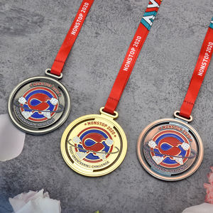 بيع بالجملة تصميم مخصص شعارك الخاص 2D 3D سبائك الزنك الذهب الفضة النحاس ميدالية ميدالية رياضية معدنية - Product Image 6