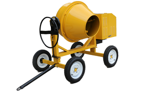 Mezcladora de Concreto Automática Diésel MAXMACH, 178FS, Soporte de Polea para Tambor de Alta Calidad y Eficiencia, Amarillo, 30 RPM - Product Image 4