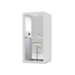 Soundproof booth 1 person Office Pod 133x122x220cm recording booth