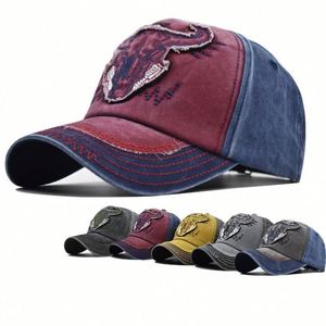 Casquettes de sport en toile à 6 panneaux unisexe, avec logo personnalisé en relief, effet vieilli, style baseball et 'Dad Cap', en tissu courant - Product Image 1