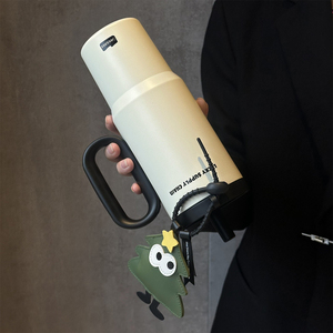 2025Bingba <b>Large</b> Capacity Stainless Steel Vacuum Cup for Students Portable Lightweight Girls' New Classic Suction Feature Luxury - Product Image 4