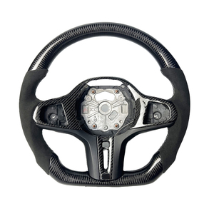Volante Ciber de carbono personalizado para <span class=keywords><strong>BMW</strong></span> Serie G G20 G28 G29 G30 G32 G15 G01 G02 G05 G06 G07 G38 G11 G12 M3 M4 M5 M6 <span class=keywords><strong>M8</strong></span> - Product Image 1
