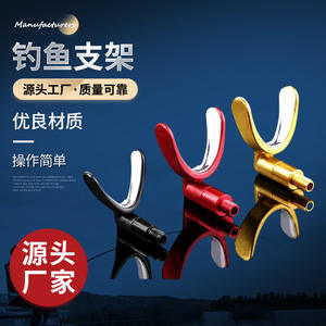 Soporte para caña de pescar, soporte metálico en forma de Y para plataforma de pesca, accesorios de bricolaje - Product Image 1