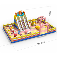 Château gonflable de Macaron pour l'approvisionnement d'usine d'OEM de parc à thème de chat de location commerciale