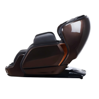 Fauteuil de massage professionnel Zhouqi avec rouleaux 3D, zéro gravité, thérapie par rouleaux pour les jambes et contrôle intelligent