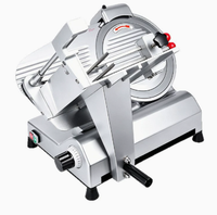 Nouvelle machine à découper la viande, lame en acier au carbone chromé, trancheuse à fromage, jambon, aliments, pour charcuterie, commerciale / hachoir, épaisseur réglable