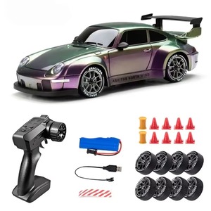 YT Mini Coche RC <span class=keywords><strong>de</strong></span> Control Remoto 2.4G a Escala Completa, Modelo <span class=keywords><strong>de</strong></span> Carreras y Derrapes, Escala 1:24, con Luces, Velocidad Máxima 20 km/h - Product Image 6