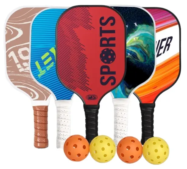 Leichtes Pickleball-Paddelschläger-Carbon-Set