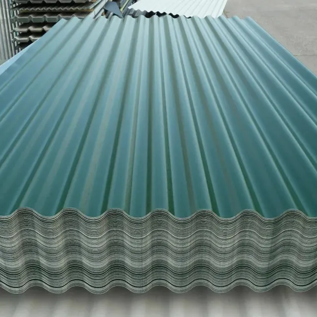 Lembar atap baja galvanis berlapis warna PPGI / PPGL pra-cat warna ral lapisan lembar bergelombang lembar atap