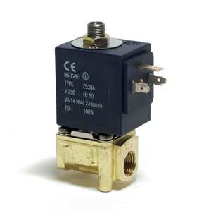 Électrovanne à diaphragme pilotée Sirai SOLENOID L133V07+Z130A / L133V06+ZA10A 2/2 normalement fermée - Product Image 3