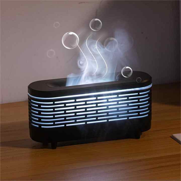Diffuseur d'arômes ultrasonique en bois, diffuseur d'huiles essentielles électrique pour la maison, humidificateurs d'aromathérapie à lampe à LED, vente en gros