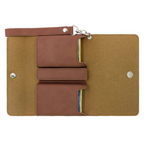 Étui à cartes en cuir PU YY pour 2 jeux de cartes de poker, pochette pour cartes, porte-cartes pour les voyages, rangement pour cartes à jouer, cadeau pour papa - Product Image 1