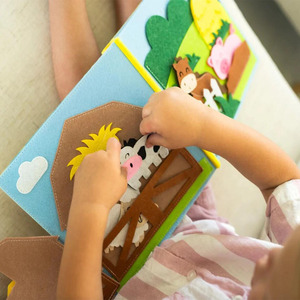 Juguete <span class=keywords><strong>de</strong></span> entrenamiento sensorial Montessori para niños en edad preescolar libro silencioso para niños <span class=keywords><strong>de</strong></span> 5 <span class=keywords><strong>a</strong></span> 7 <span class=keywords><strong>a</strong></span>ños Farmmk educativo por niños - Product Image 5