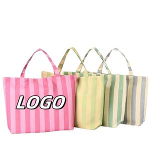 X57 High Quality Eco-friendly Cotton Tote <b>Bag</b> Custom Logo Canvas <b>Beach</b> Bagreusable Canvas Tote <b>Bag</b> for Promotions and Shopping - Product Image 1