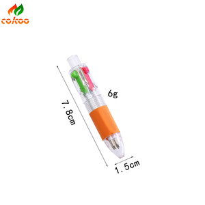 Mini penna a sfera a quattro colori Multi-colore personalizzabile, più colori vivaci disponibili ideale per promozioni e regali - Product Image 6