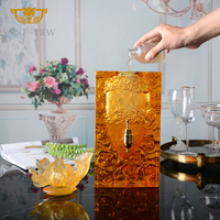 Bouteille Distributrice de Parfum en Verre Cristal 1L pour Décoration de Mariages et Événements (Mukhallat)
