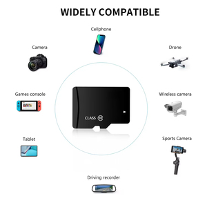 <span class=keywords><strong>Tarjeta</strong></span> <span class=keywords><strong>de</strong></span> <span class=keywords><strong>Memoria</strong></span> TF Clase 10 U1 Mini SD, Compatible con 4K, 2GB-256GB, Negra, OEM, para MP3, GPS, Cámara, Teléfonos Móviles - Product Image 3